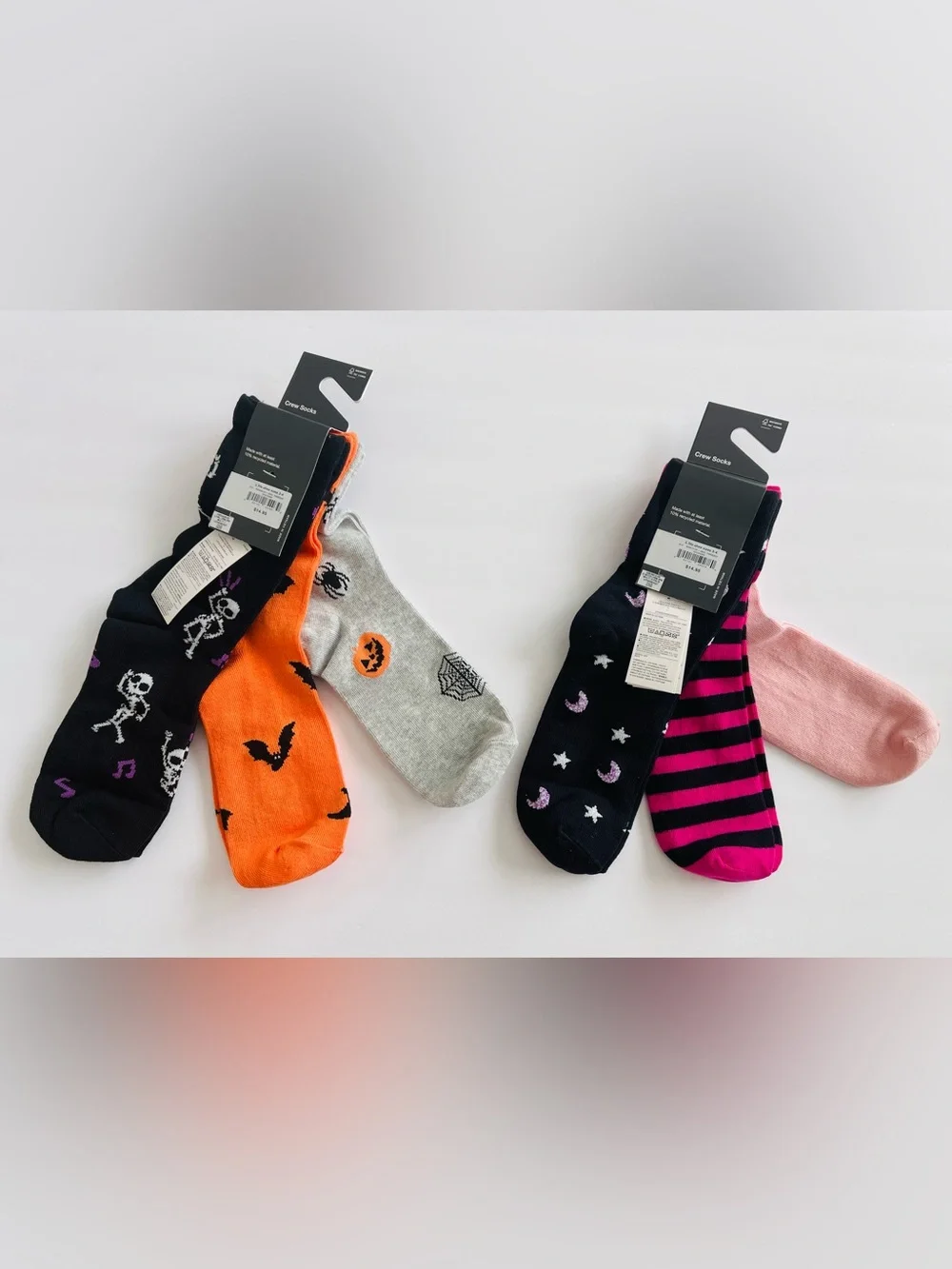 NWT GAP Kids Girls Halloween Crew Socks L